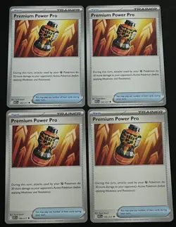 4x Premium Power Pro 199/217 Me: Ascended Heroes PLAYSET x4 - Pokemon TCG - NM - Image 1