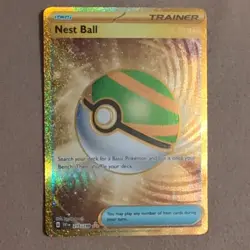 Pokemon Nest Ball 255/198 SV01 Scarlet & Violet Base Set Hyper Rare Holo MINT+ - Image 1