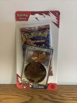 Pokemon TCG Destined Rivals Single Pack Blister Eevee Promo Random Art Sealed - Image 1