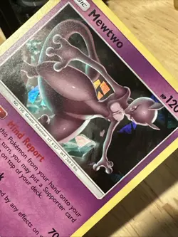 POKEMON MEWTWO 75/214 CRACKED ICE HOLO RARE UNBROKEN BONDS THEME DECK NM/LP+ - Image 3