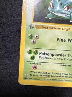 1999 Pokemon Base Set Ivysaur Shadowless 1st Edition 30/102 English HP - Image 4