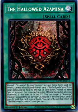 The Hallowed Azamina MP25-EN112 1st Edition Yu-Gi-Oh! [NM] - Image 1