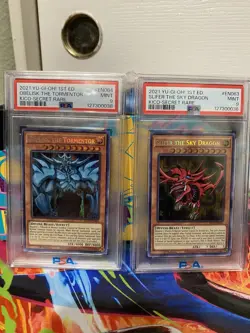 Yu-Gi-Oh Obelisk the Tormentor Secret Pharaoh's Rare KICO Slifer The Sky Dragon - Image 1