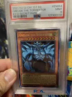 Yu-Gi-Oh Obelisk the Tormentor Secret Pharaoh's Rare KICO Slifer The Sky Dragon - Image 2