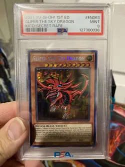 Yu-Gi-Oh Obelisk the Tormentor Secret Pharaoh's Rare KICO Slifer The Sky Dragon - Image 3