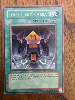 YuGiOh Level Limit Area B AST-092 Common Unlimited Edition LP - Image 1
