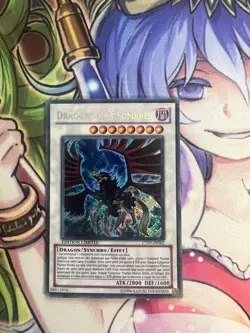 BLACK-WINGED DRAGON SECRET RARE FRENCH CT07-EN002 FR002 NEAR MINT YUGIOH - Image 1