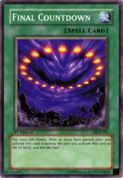 4x Moderately Played Final Countdown - DCR-091 - Common - 1st Edition - YuGiOh - Image 1