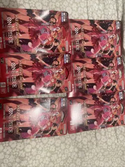 One Piece TCG Heroines Edition EB-03 Sleeved Booster Pack English Lot Of 6 - Image 1