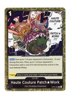 Haute Couture Patch Work OP05-094 R Foil One Piece Awakening of the New Era NM - Image 1