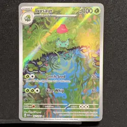 Ivysaur Illustration Rare SV Scarlet & Violet 151 Card 167/165 - Image 1