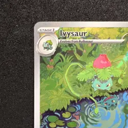Ivysaur Illustration Rare SV Scarlet & Violet 151 Card 167/165 - Image 2