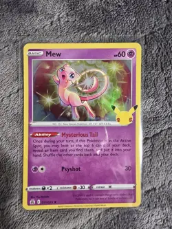 Pokemon TCG Mew Celebrations 011/025 Holo Rare - Image 1