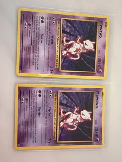 (2) cards Mewtwo - (Cracked Ice Holo) 051/108 Deck Exclusives Holo - Image 1