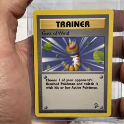 120/130 Gust of Wind - Base Set 2 - Pokemon TCG Card - Unlimited Edition NM WOTC - Image 1