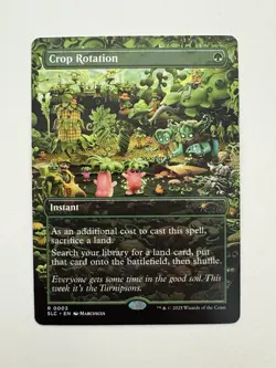Crop Rotation Borderless Secret Lair MTG Magic the Gathering Card NM Mint SLC - Image 1