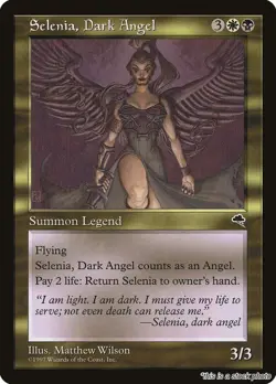 Selenia, Dark Angel [TMP - 270] - LP TCG MTG - Image 1