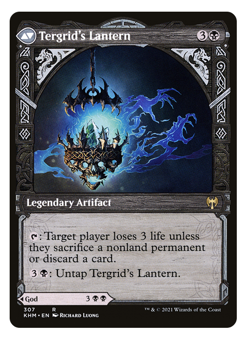 MTG - Showcase Tergrid, God of Fright / Tergrid's Lantern - Kaldheim (KHM) - NM - Image 2