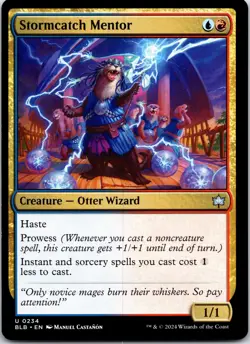 Stormcatch Mentor 234 Uncommon Bloomburrow Magic: The Gathering Near Mint - Image 1