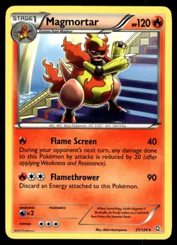 Magmortar 21/124 Dragons Exalted Pokemon - Image 1