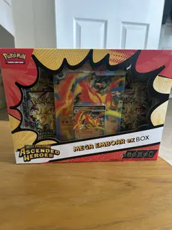 Pokemon TCG Ascended Heroes Mega Emboar EX Box - Image 1