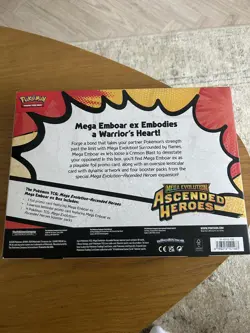 Pokemon TCG Ascended Heroes Mega Emboar EX Box - Image 2