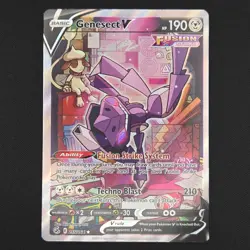 Pokemon TCG Card Genesect V 255/264 Fusion Strike Alternative Art - LP - Image 1