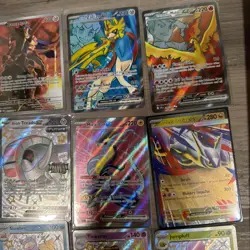 Pokemon Card Lot Illustration Rare, Full Art + EX Paldean Bonus | 22 Cards Total - Image 4