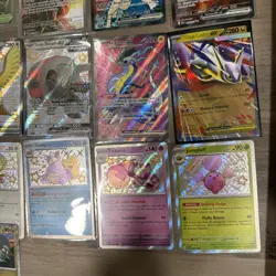 Pokemon Card Lot Illustration Rare, Full Art + EX Paldean Bonus | 22 Cards Total - Image 5