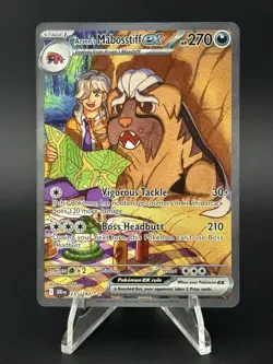 Arven's Mabosstiff EX SIR 235/182 Pokemon TCG Destined Rivals NM+ CONTENDER! - Image 1