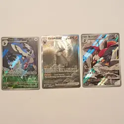Pokemon Tranquill ir, Excadrill EX sir & Braviary ir Lot English black bolt NM - Image 1