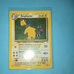 The Pokemon Company Ampharos Neo Revelation Holo Rare 01/64 English 90 HP - Image 1