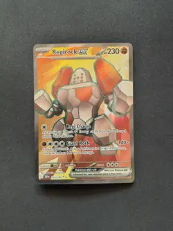 Regirock ex 214/182 Ultra Rare DRI Destined Rivals Pokemon NM - Image 1