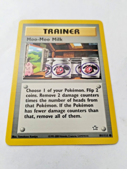 Pokemon TCG Moo-Moo Milk Neo Genesis 101 Regular Unlimited Common - Uncirculated - Image 2