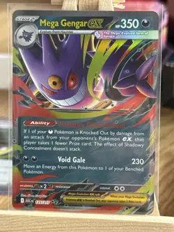 Pokemon TCG Mega Gengar Ex Ascended Heroes 125/217 NM - Image 1