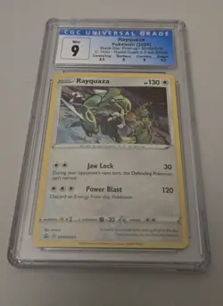 Pokemon TCG: Rayquaza SWSH029 Cosmos Holo Black Star Promos 2020 CGC MINT 9 - Image 2