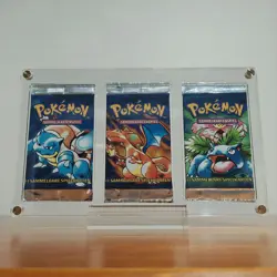 1st Edition Pokemon Base Set Boosters German Treble (All 3 Artworks) NEW SEALED - Image 1