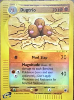 Nintendo Pokemon TCG Dugtrio Expedition 19/165 Reverse Holo Rare ENG 2002 70HP - Image 1