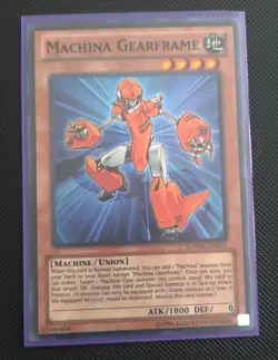 Machina Gearframe SDMM-EN002 Machina Mayhem Unlimited Yu-Gi-Oh! NM - Image 1