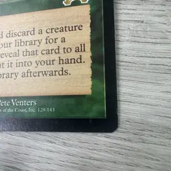 MTG Survival of the Fittest Exodus Rare Enchantment Vintage Magic Card LP - Image 3