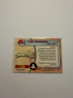 Ninetails #38- Pokemon Topps TV Animation Card (Red Label) - Image 2