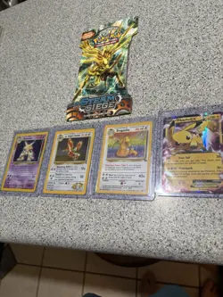 Vintage Pokemon Card Lot + Sleeved Booster Pack - Image 2