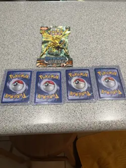 Vintage Pokemon Card Lot + Sleeved Booster Pack - Image 4