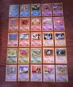 Vintage Pokemon WOTC Lot 25 Cards Base Set Gym Heroes Team Rocket LP-Mint - Image 2