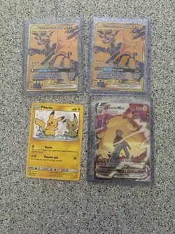 Pikachu Pokemon Card Lot Sm162 Promo/ Pikachu And Zekrom - Image 1