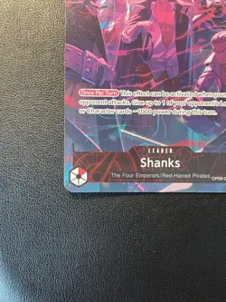 OP09-001 Shanks (2nd Anniversary Leader Alt) ONE PIECE Card TCG NM English - Image 5