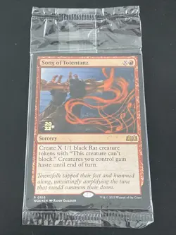 FOIL Song of Totentanz PRERELEASE STAMPED MTG Wilds of Eldraine SEALED - Image 1