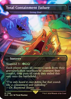 Magic The Gathering MTG LIVING END (TOTAL CONTAINMENT FAILURE) FOIL Secret Lair - Image 1