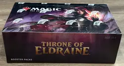 THRONE OF ELDRAINE DRAFT BOOSTER BOX MTG Magic the Gathering - Image 1