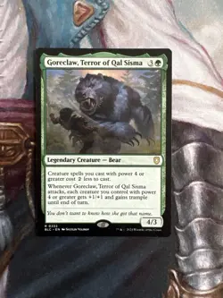 Goreclaw, Terror of Qal Sisma x1 Mtg Bloomburrow Commander - Image 1